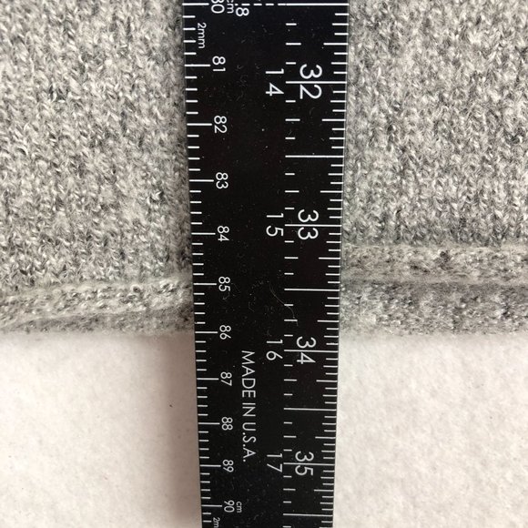 Romeo + Juliet Couture Women's Size Small Grey Knit Ruffle Sweater Mini Dress - Picture 6 of 10